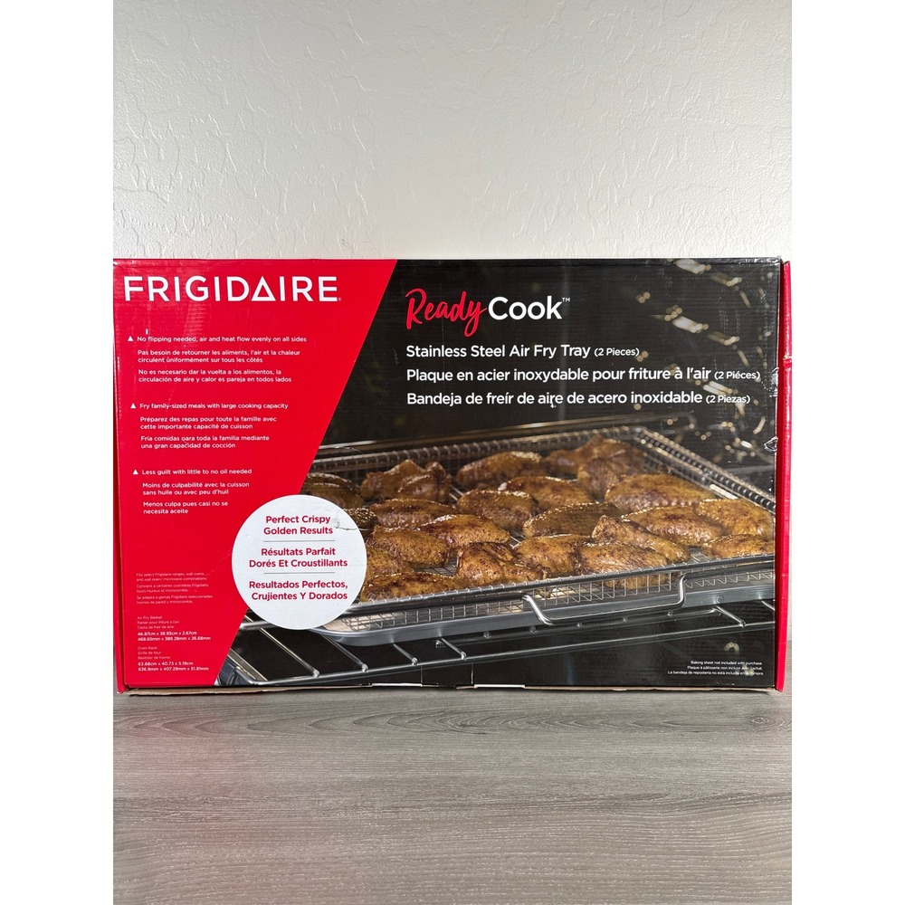 Frigidaire ReadyCook Stainless Steel Air Fry Tray 2-Piece Set FRIGRAY2PC Silver